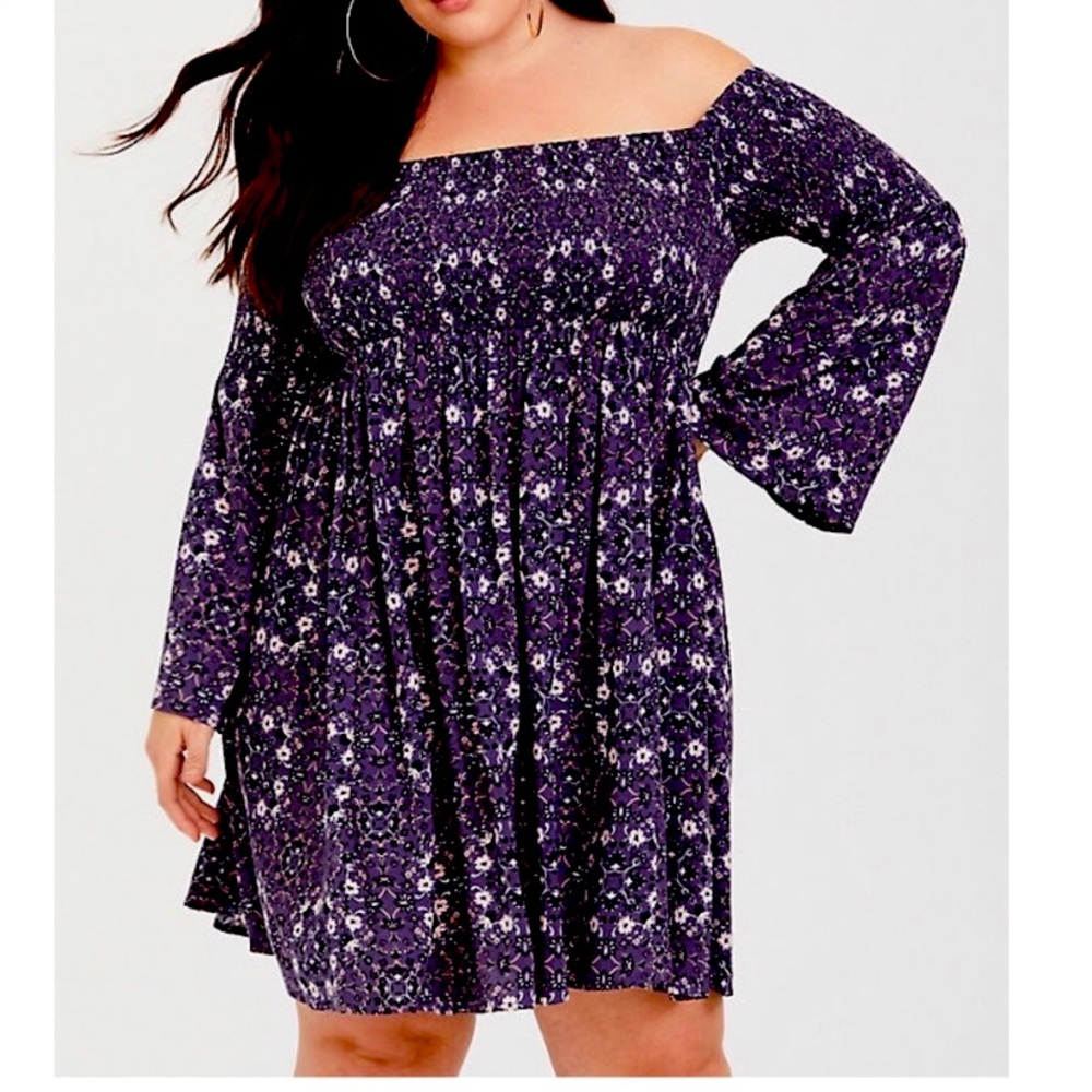 2x torrid EUC, beautiful purple dress! 🔥